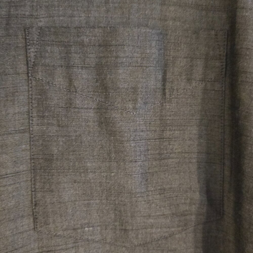 Batik Bay - Grey XL Men's Dress Shirt - EUC - Picture 4 of 6